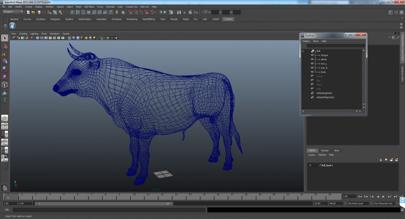 3D model Bull