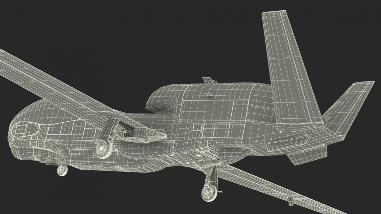 3D model Ground Surveillance Remotely Piloted Aircraft