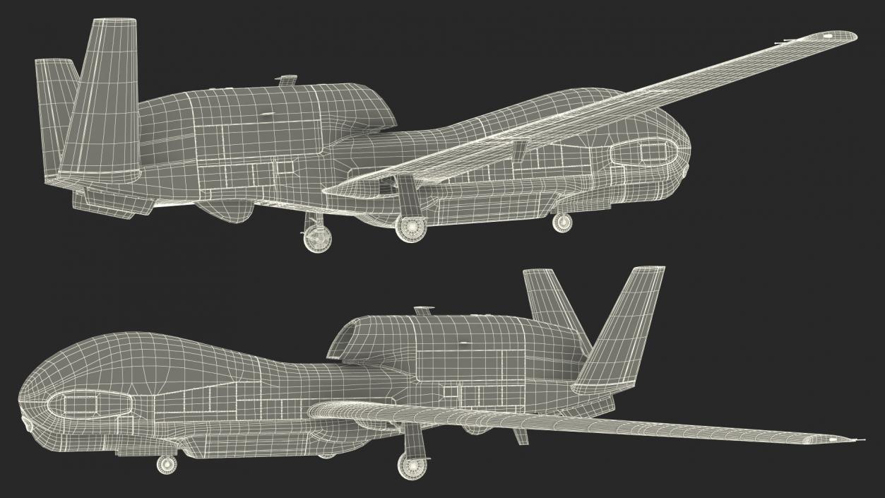 3D model Ground Surveillance Remotely Piloted Aircraft