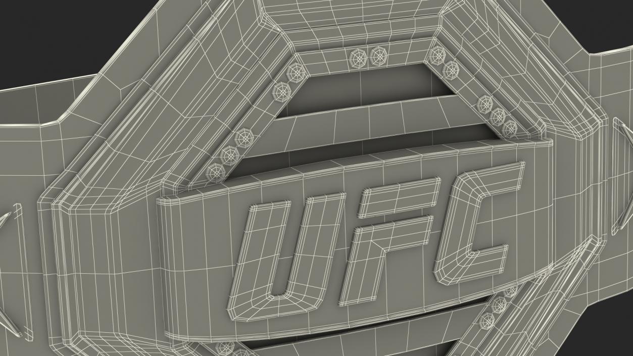 UFC Champion Belt 3D