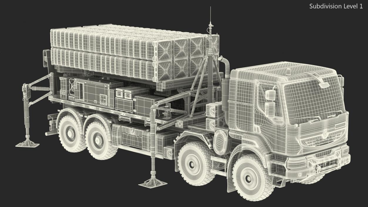 3D SAMP T Medium Range Air Defense Missile System