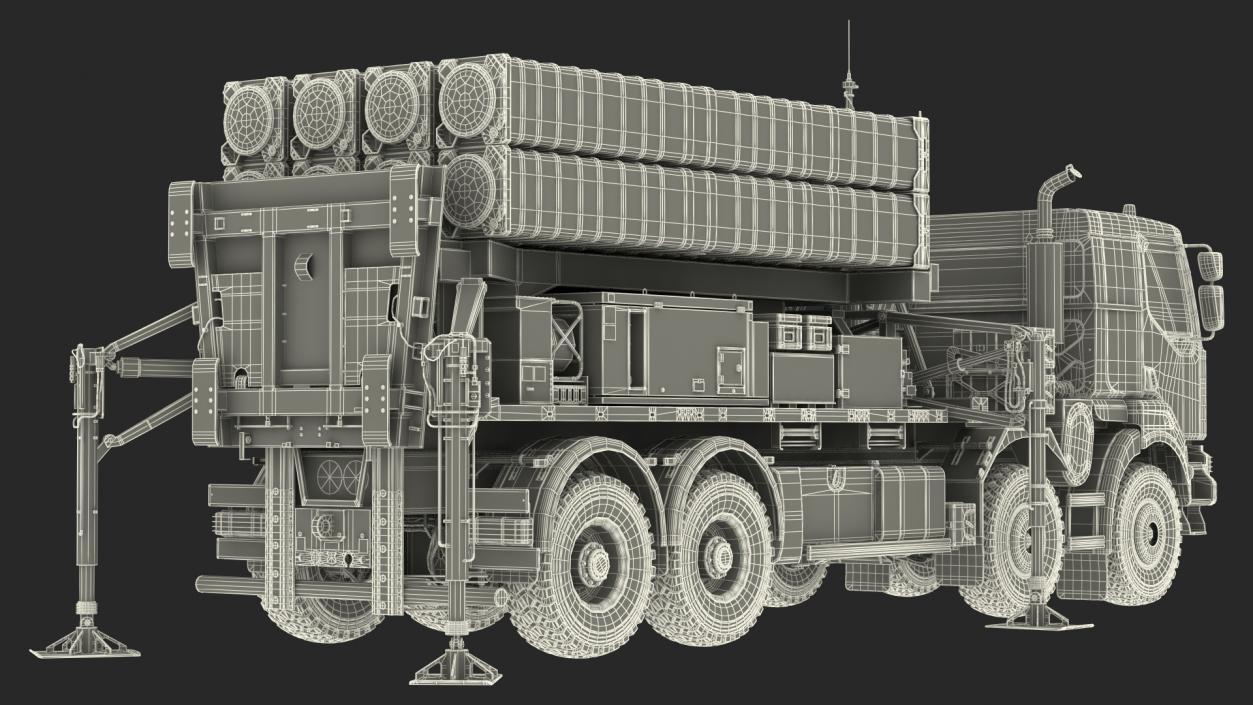 3D SAMP T Medium Range Air Defense Missile System