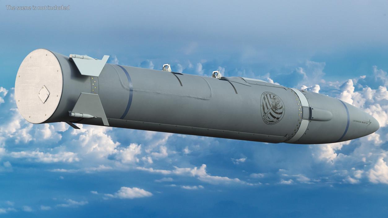 Hypersonic Missile AGM-183A ARRW 3D