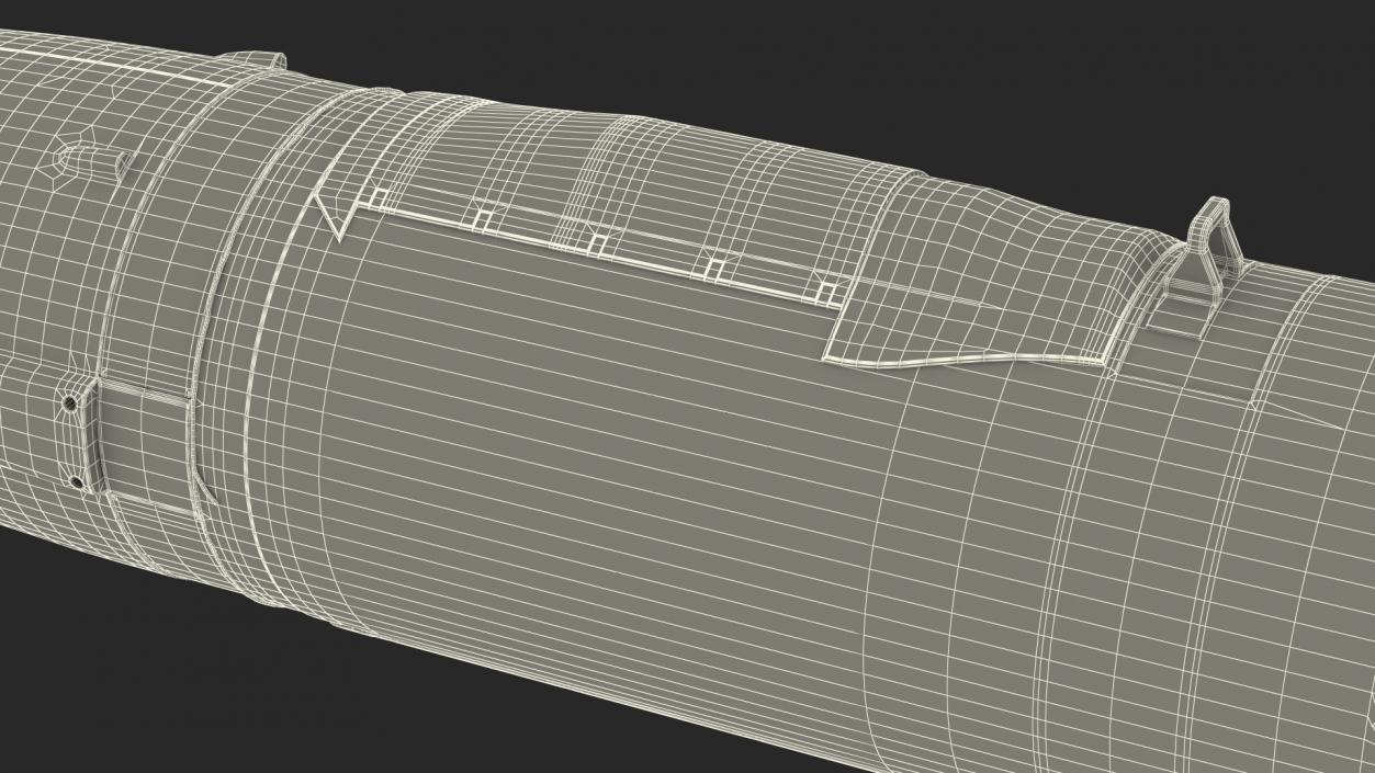 Hypersonic Missile AGM-183A ARRW 3D