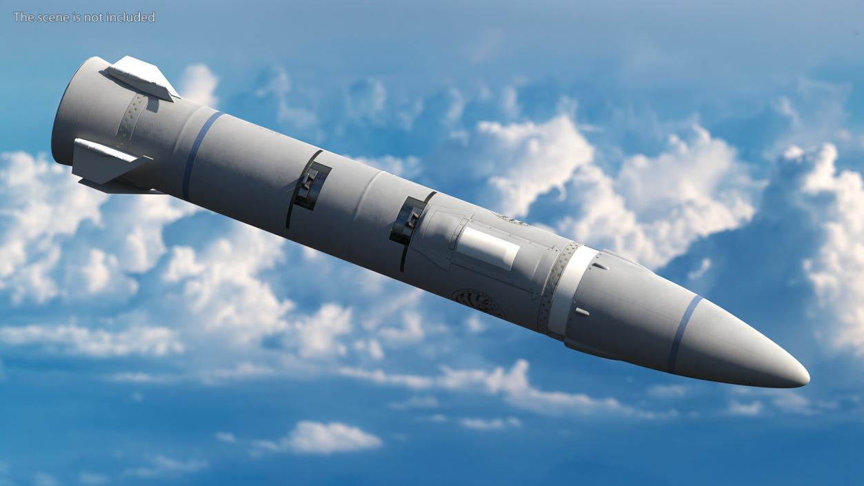 Hypersonic Missile AGM-183A ARRW 3D