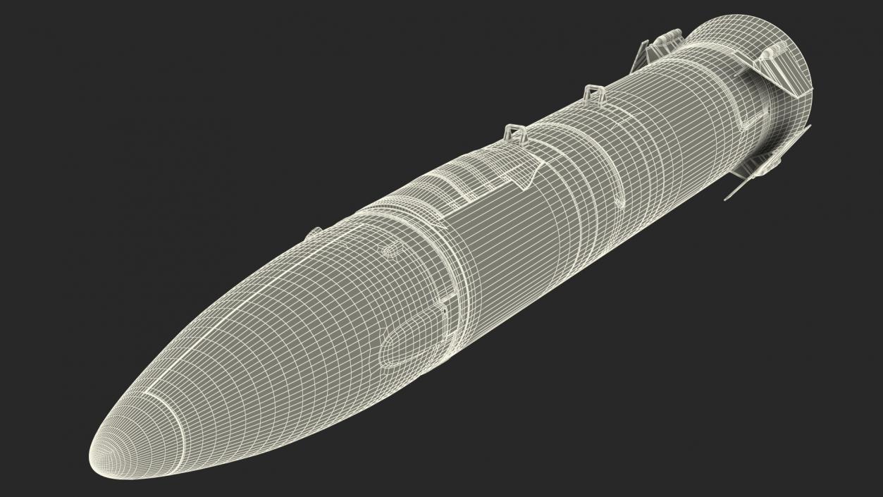 Hypersonic Missile AGM-183A ARRW 3D