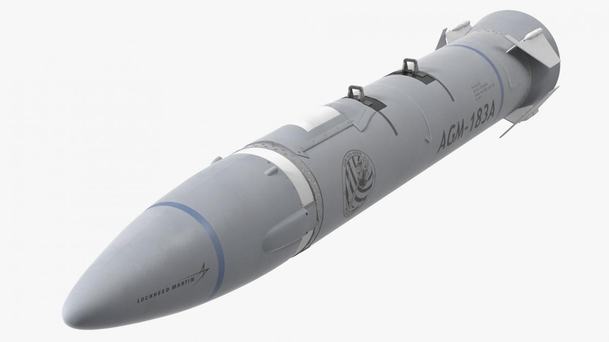 Hypersonic Missile AGM-183A ARRW 3D