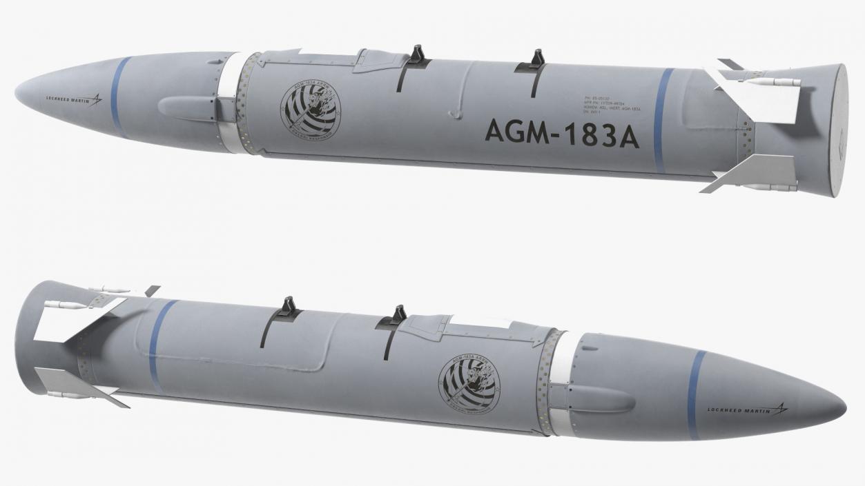 Hypersonic Missile AGM-183A ARRW 3D