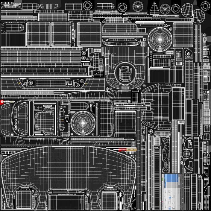 Portable X-Ray Black Rigged 3D