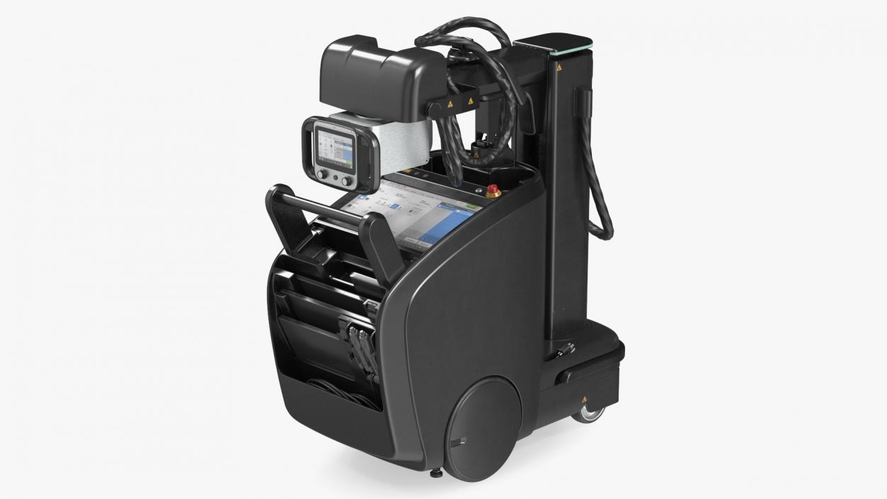 Portable X-Ray Black Rigged 3D