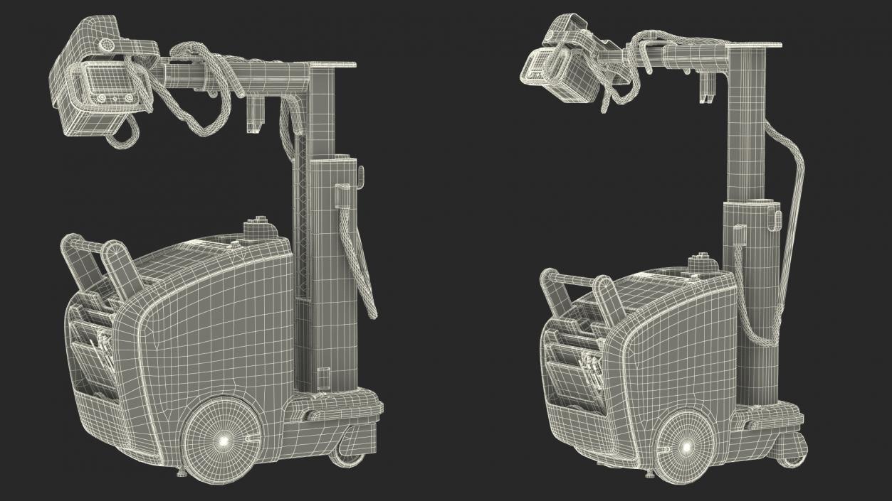 Portable X-Ray Black Rigged 3D