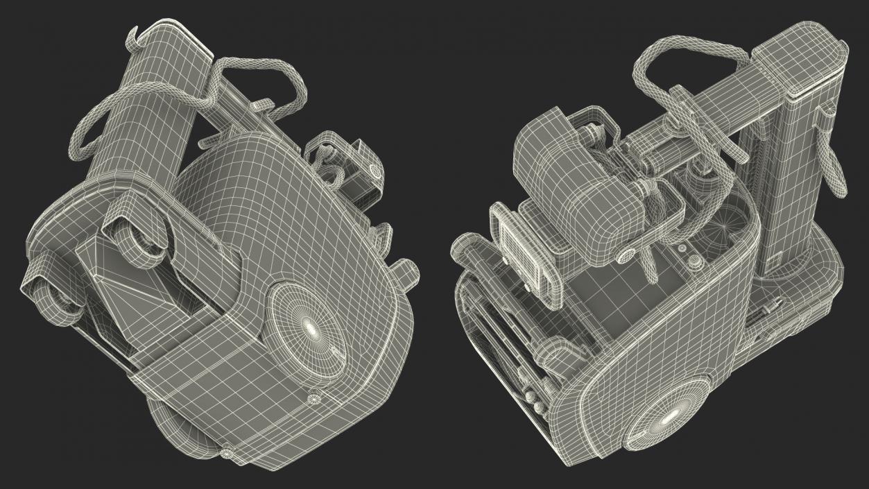 Portable X-Ray Black Rigged 3D