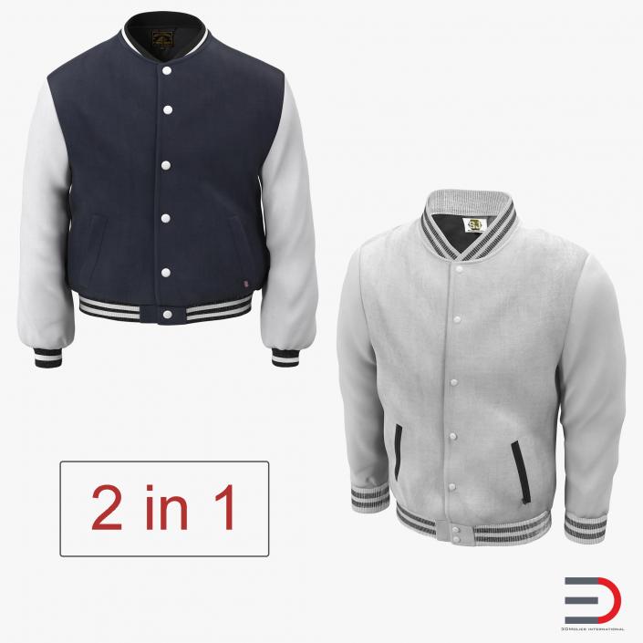 Baseball Jackets Collection 3D