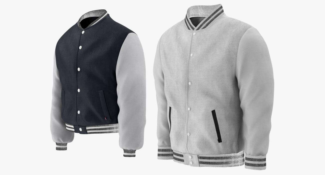 Baseball Jackets Collection 3D