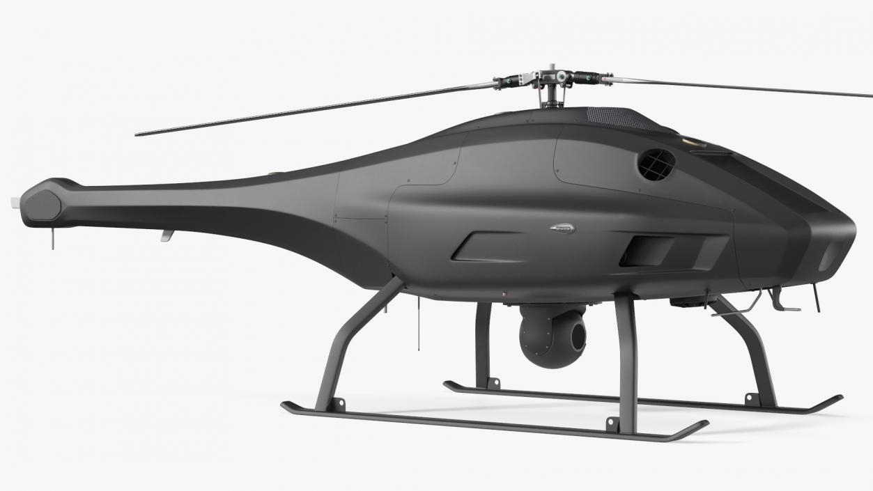 3D model UAV Helicopter Rigged for Maya