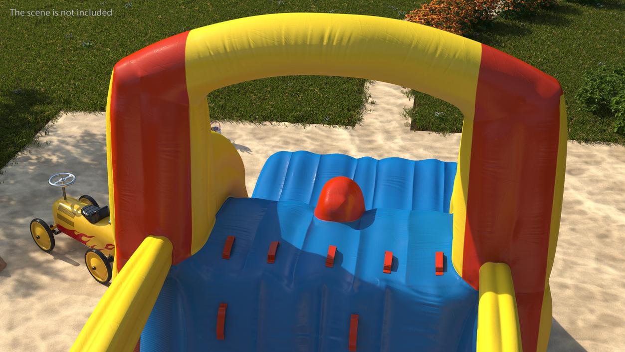 3D model Kids Sliding Jump Bouncer