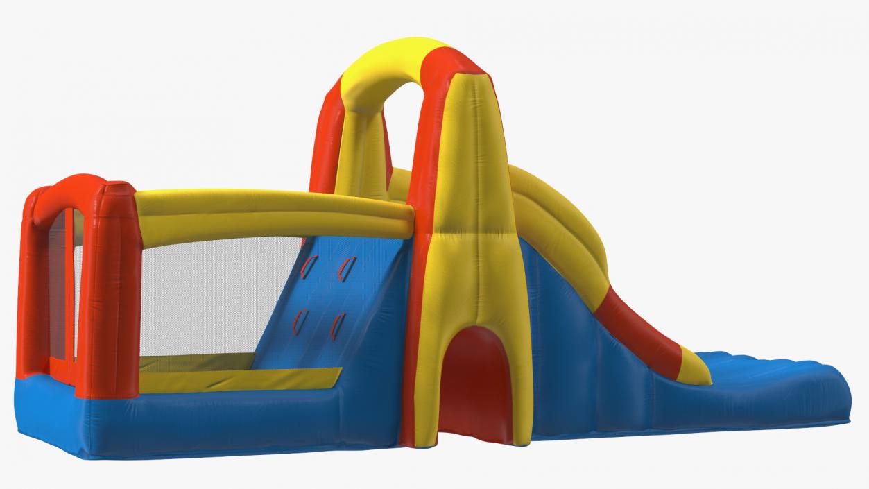 3D model Kids Sliding Jump Bouncer