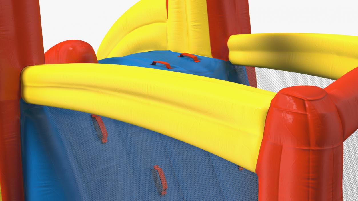 3D model Kids Sliding Jump Bouncer