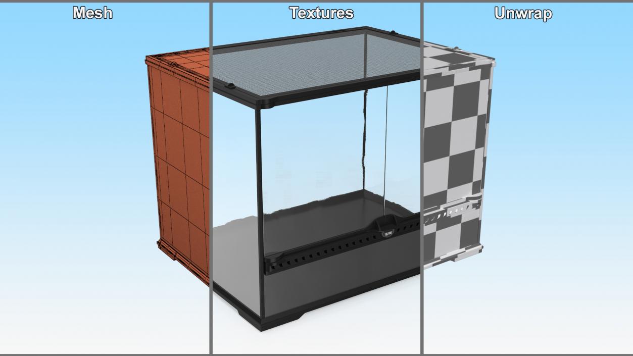 Medium Size Terrarium Empty 3D