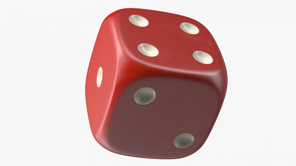 Classic Six-Sided Dice 3D