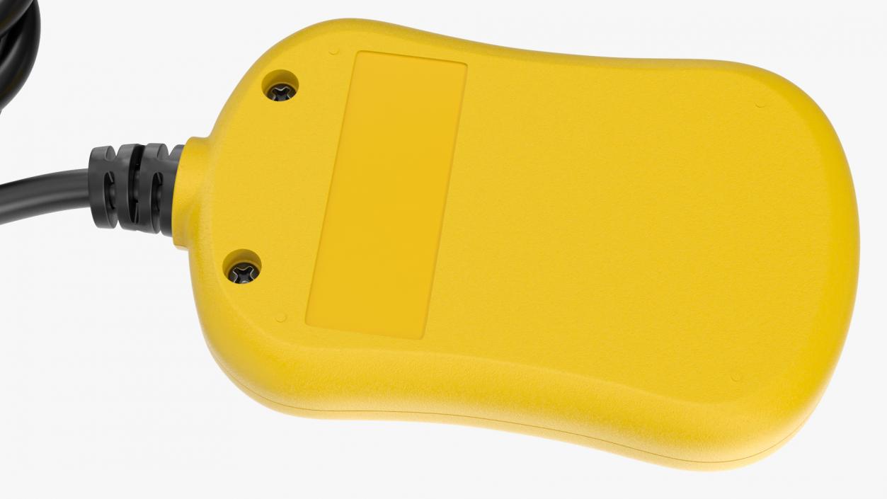 3D OBD2 Code Reader Yellow model