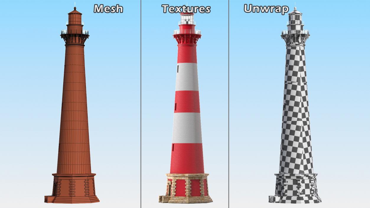 Lighthouses Collection 3 3D model