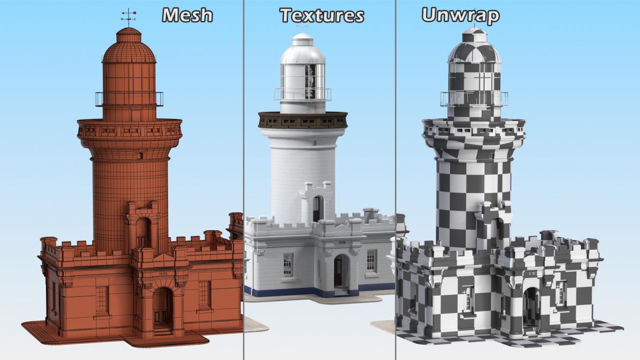 Lighthouses Collection 3 3D model