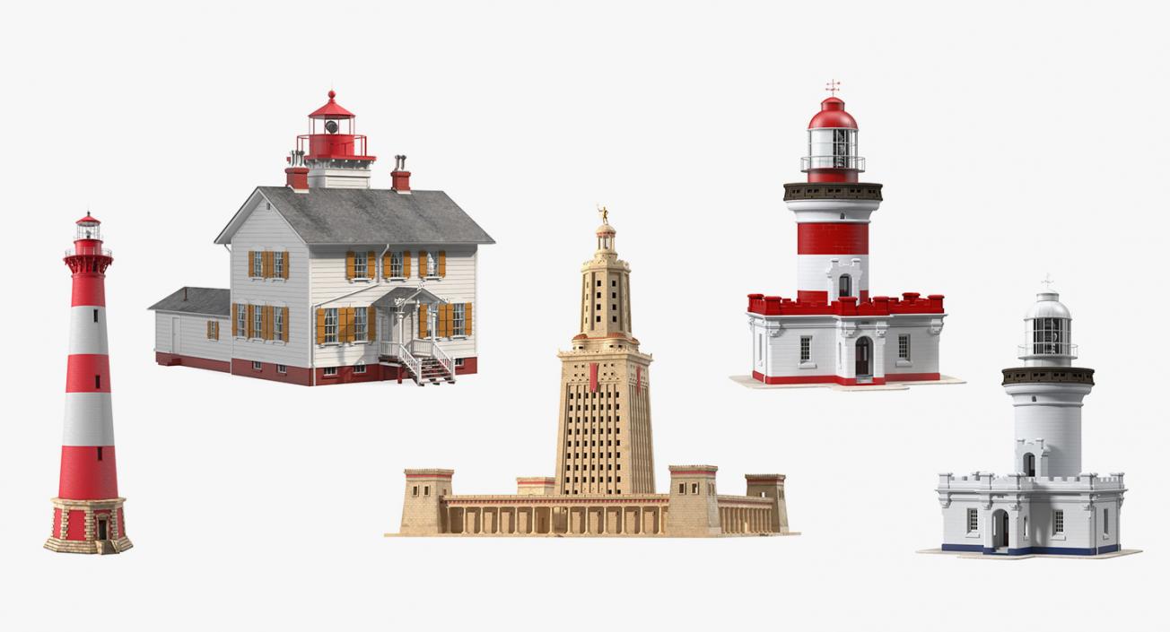 Lighthouses Collection 3 3D model