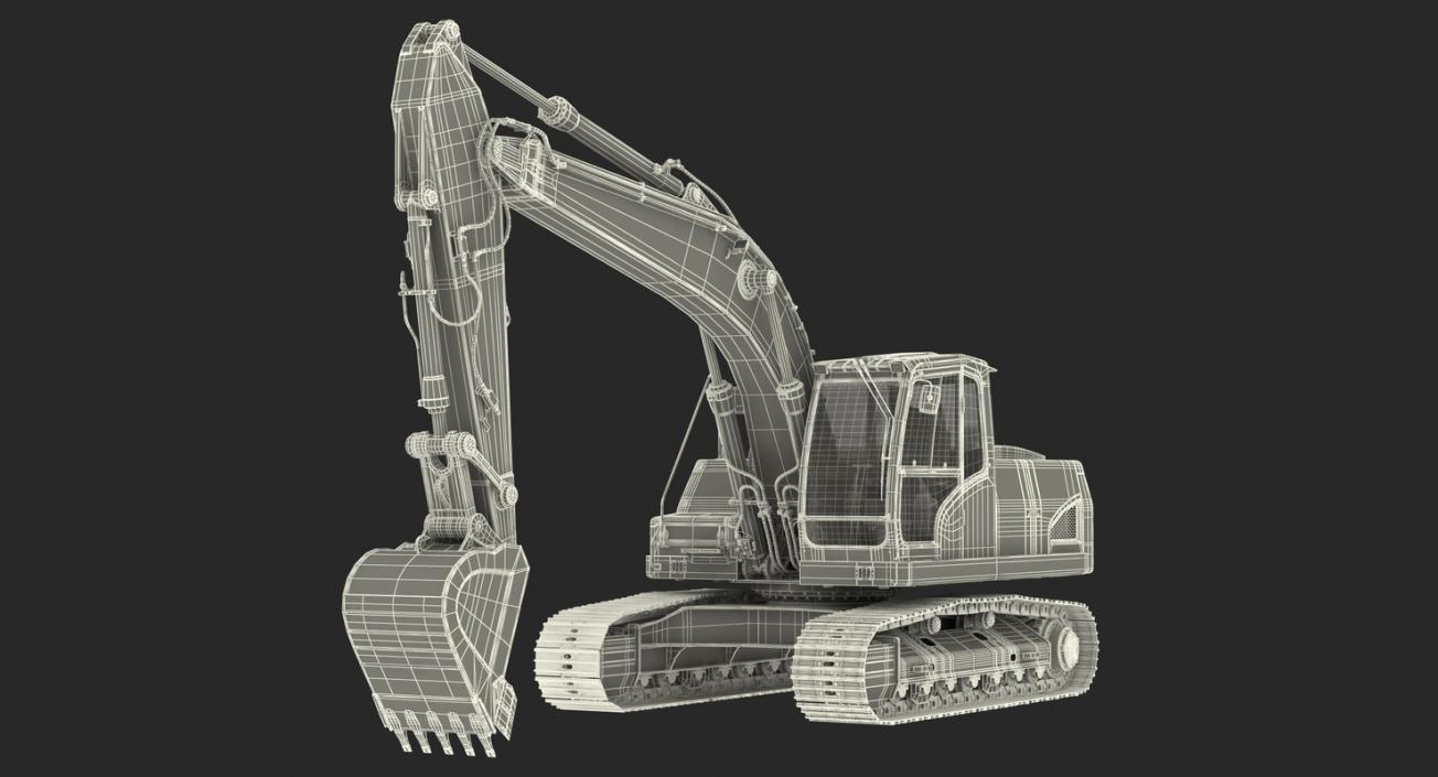 3D Construction Vehicles Rigged Big 3D Models Collection model