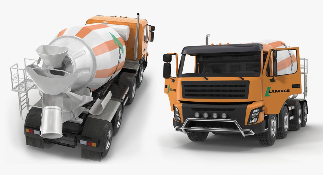 3D Construction Vehicles Rigged Big 3D Models Collection model