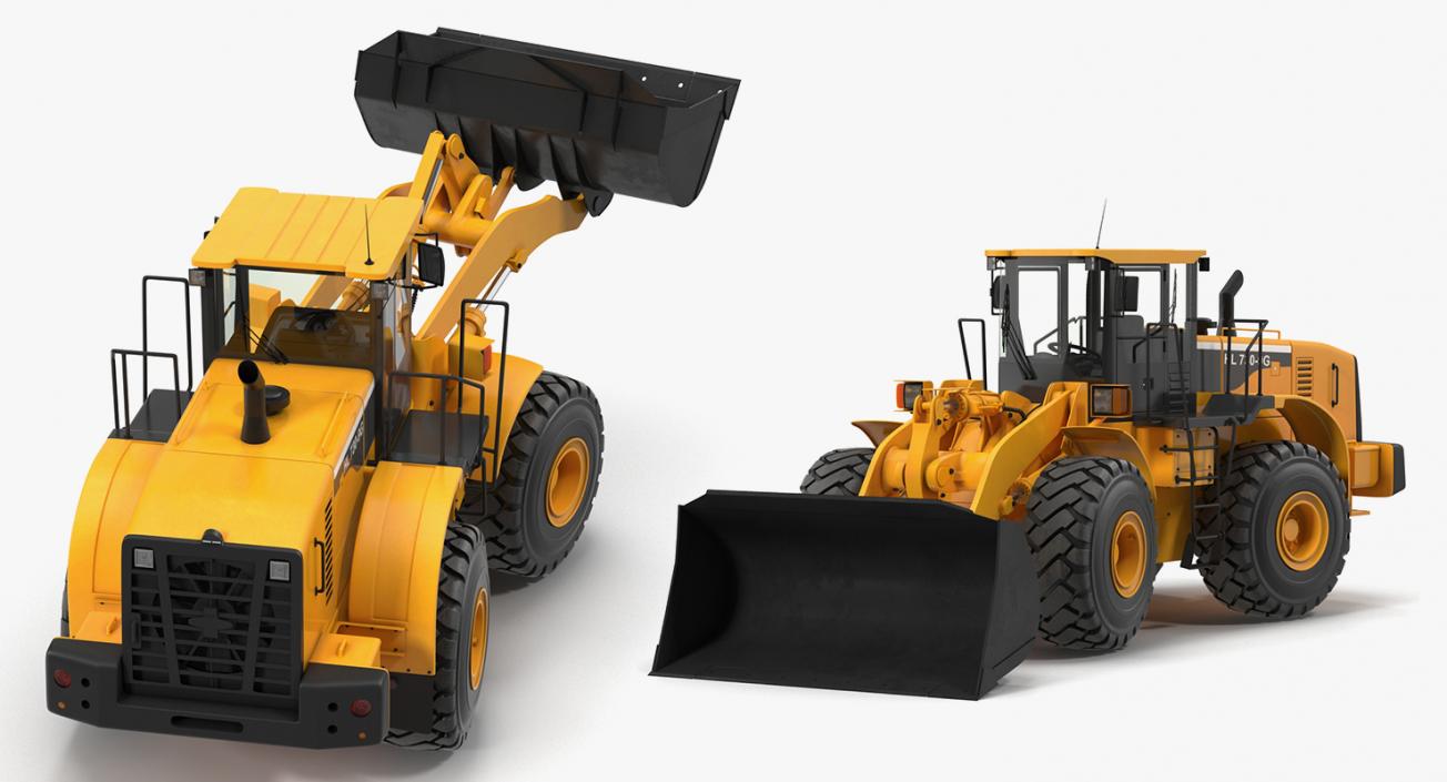 3D Construction Vehicles Rigged Big 3D Models Collection model