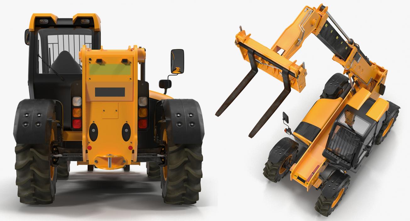 3D Construction Vehicles Rigged Big 3D Models Collection model