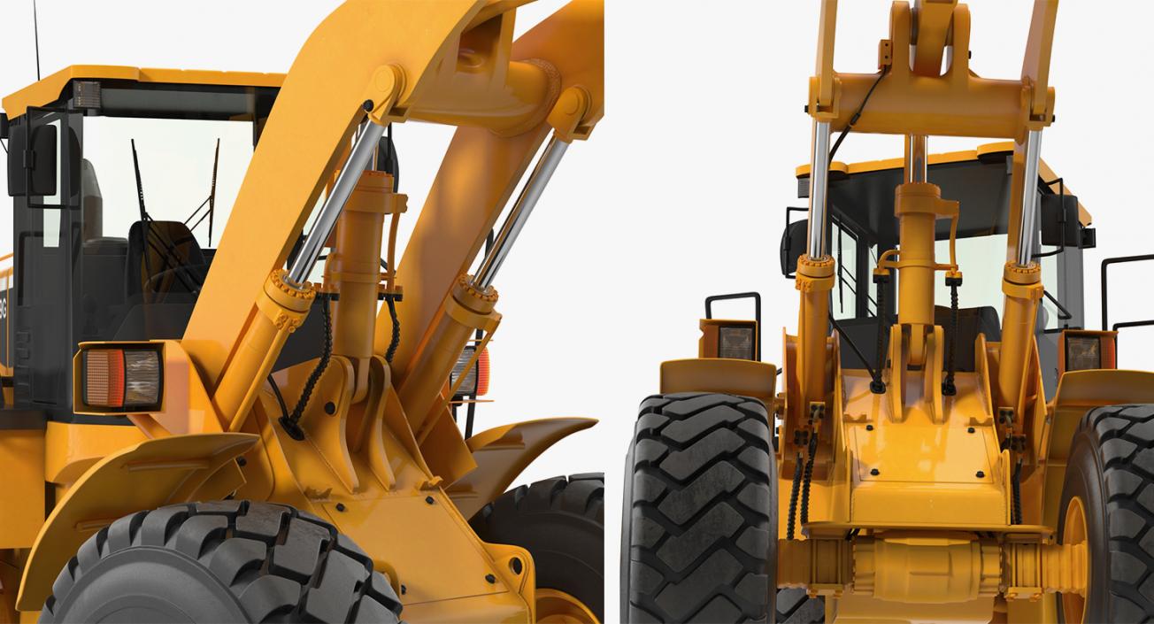 3D Construction Vehicles Rigged Big 3D Models Collection model