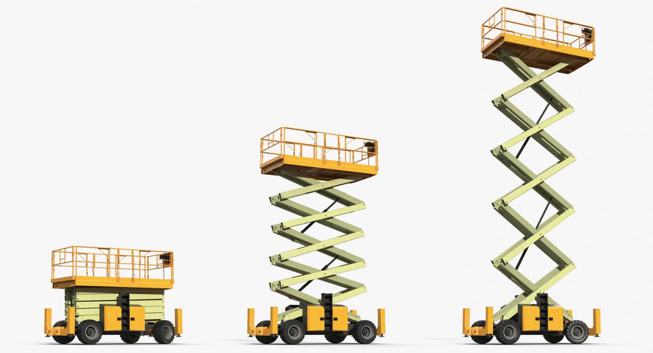 3D Construction Vehicles Rigged Big 3D Models Collection model