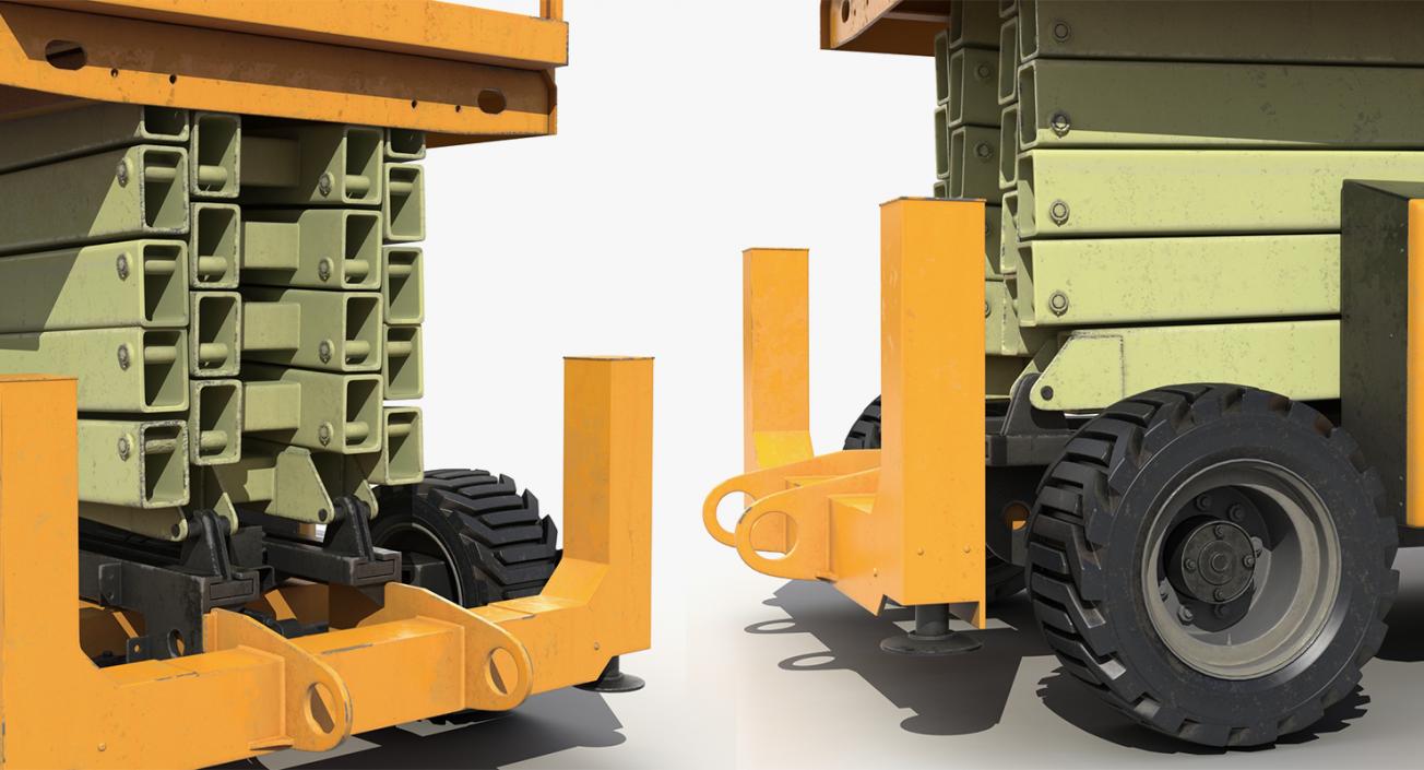 3D Construction Vehicles Rigged Big 3D Models Collection model