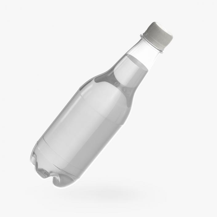 Small Plastic White Water Bottle 3D