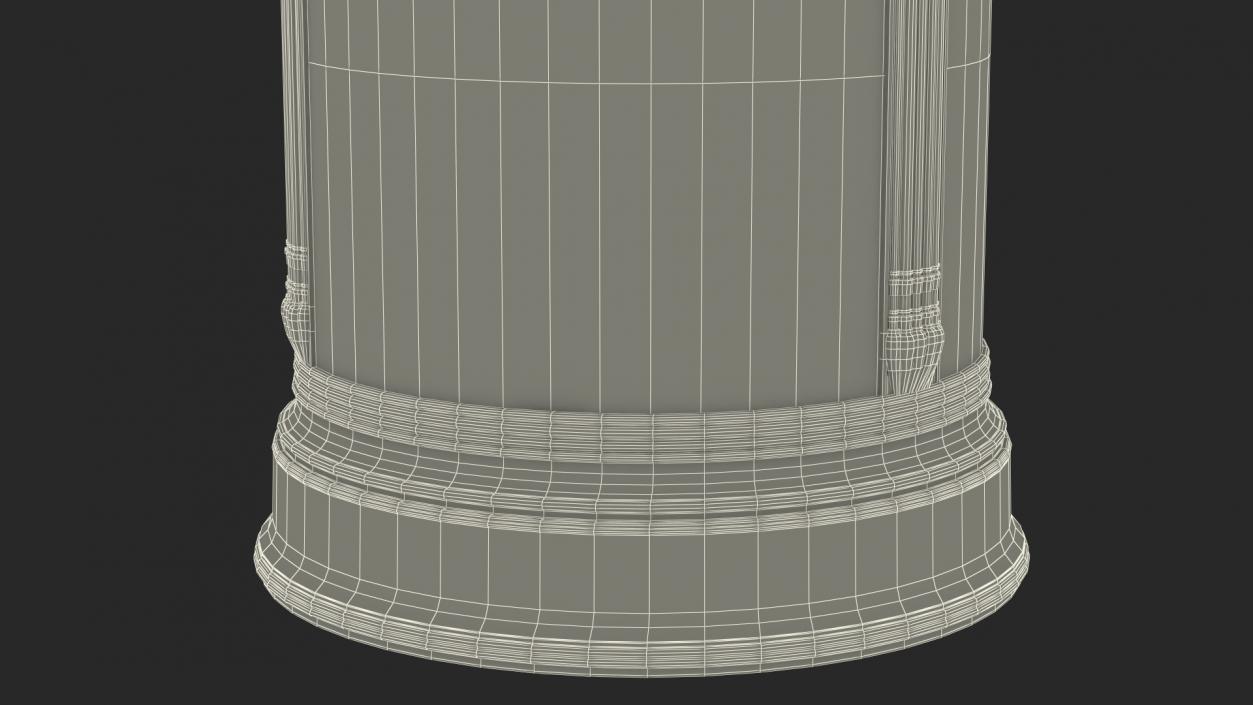 3D Advertising Column model