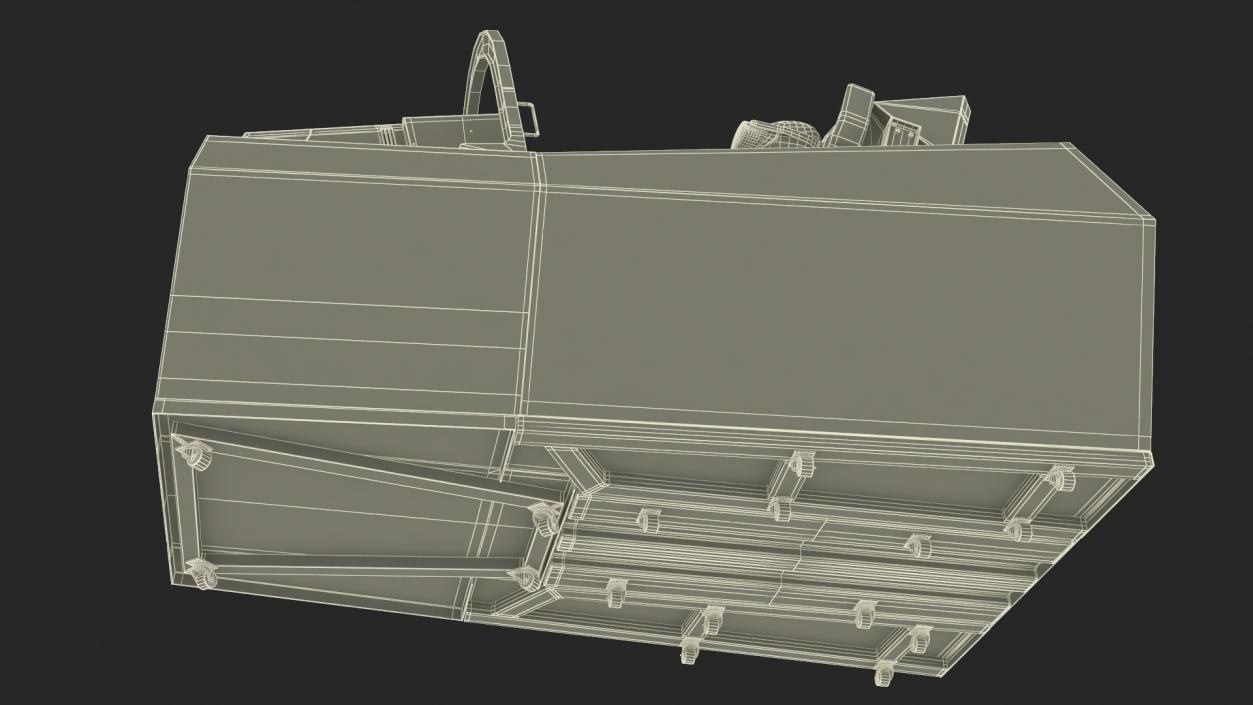 3D model F-35 Cockpit Simulator with Mannequin in VR 2