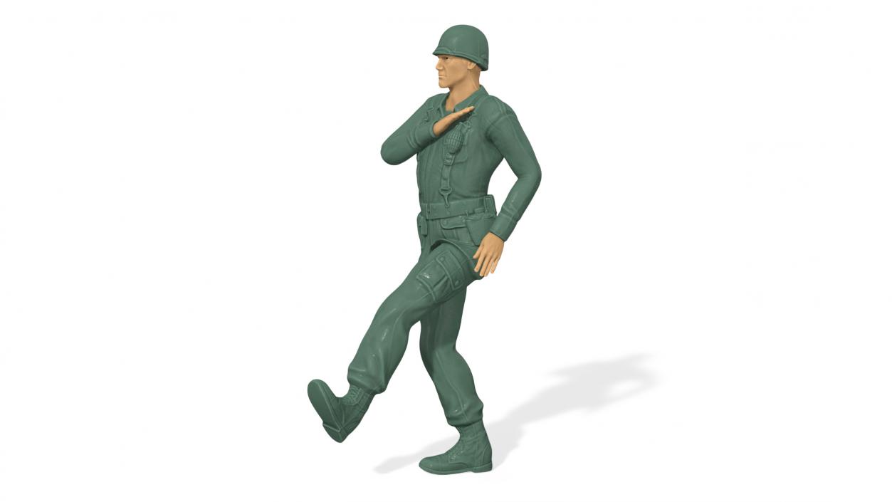 3D Toy Soldier Rigged model