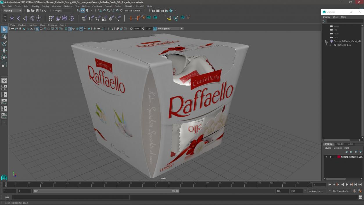 Ferrero Raffaello Candy Gift Box 3D