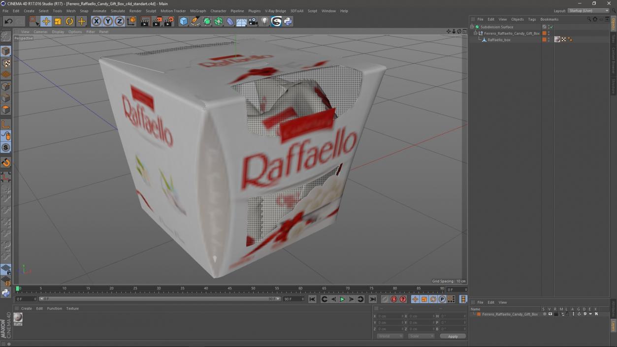 Ferrero Raffaello Candy Gift Box 3D