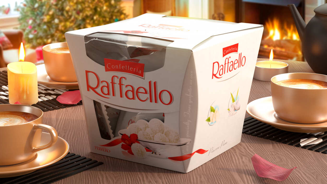 Ferrero Raffaello Candy Gift Box 3D