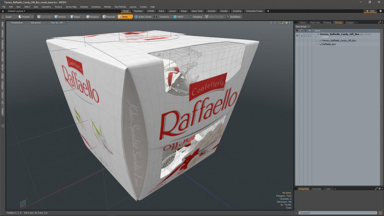 Ferrero Raffaello Candy Gift Box 3D