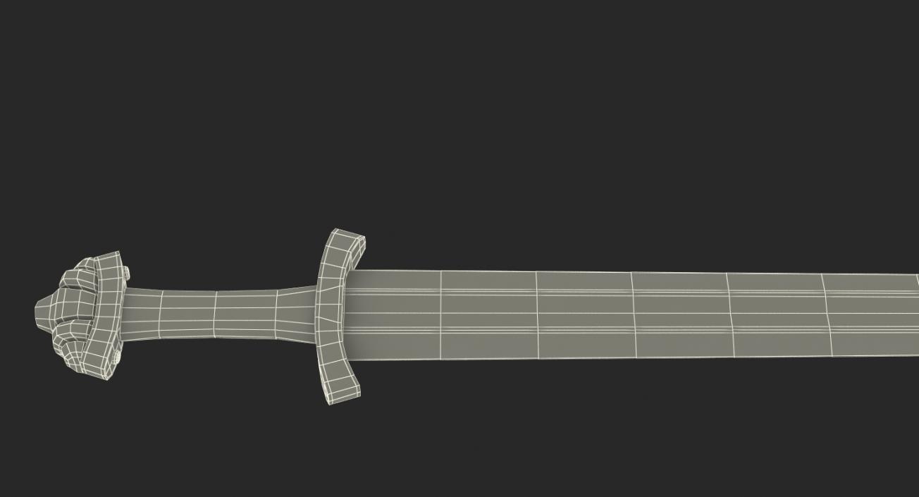 3D Medieval Viking Sword