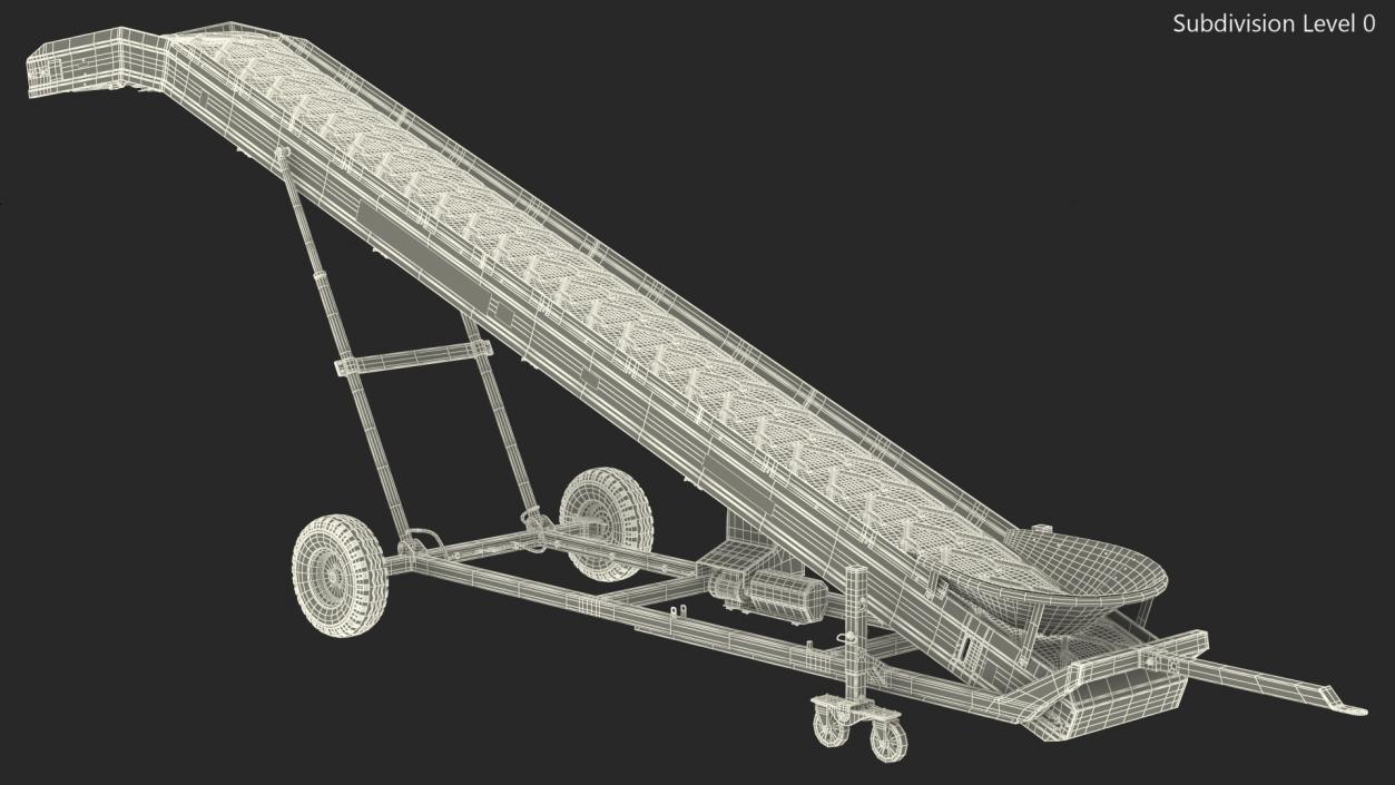 Agriculture Conveyor Belt System 3D