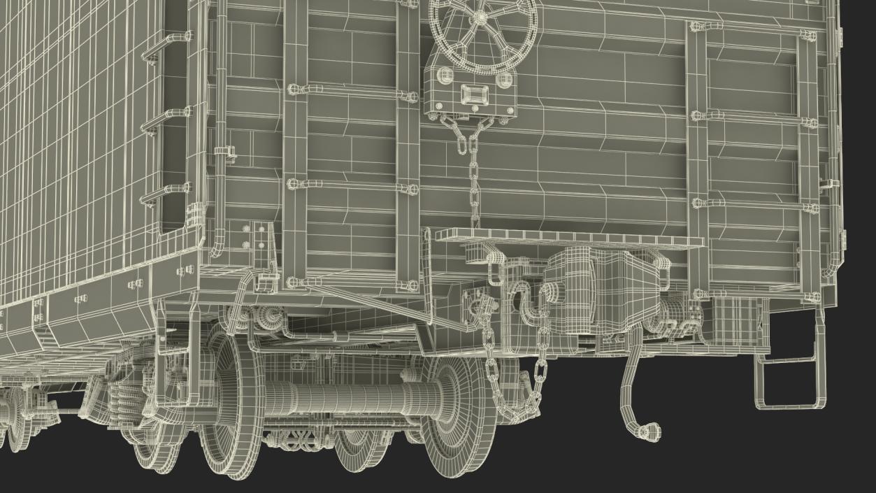 Tropicana Refrigerated Boxcar Train 2 3D