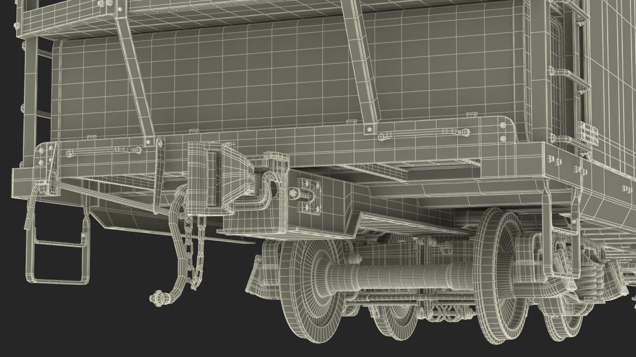 Tropicana Refrigerated Boxcar Train 2 3D