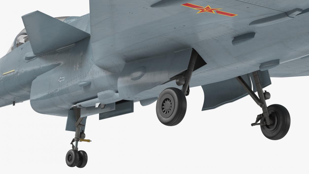 3D Chengdu J10 B Chinese Air Force