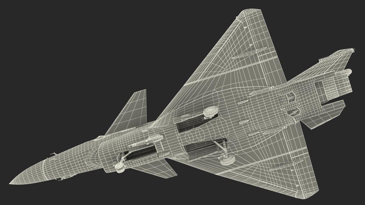 3D Chengdu J10 B Chinese Air Force