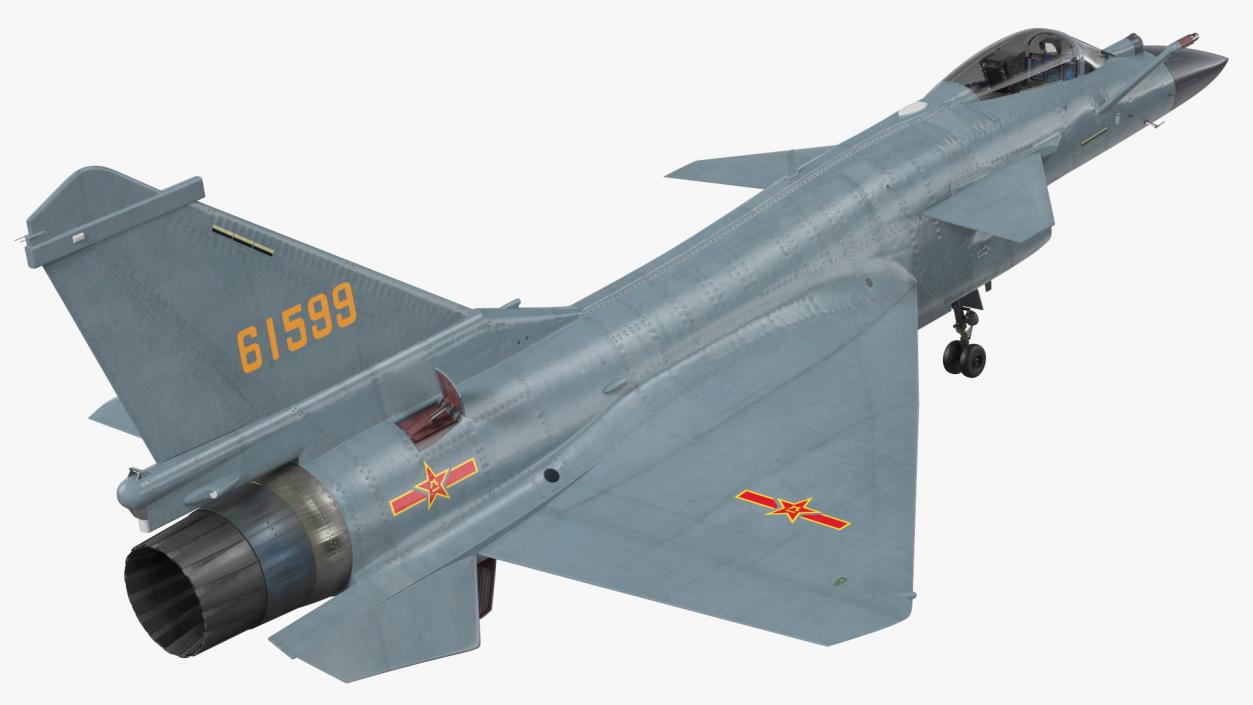 3D Chengdu J10 B Chinese Air Force